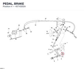 PEDAL, BRAKE