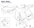 PEDAL, BRAKE
