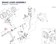 BRAKE LEVER ASSEMBLY 45721211AA diagram position