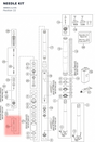 Diagram preview: NEEDLE KIT (48601123S)