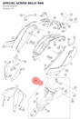 Diagram preview: SPECIAL SCREW BELLY PAN (90108020050)