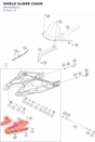 Diagram preview: SHIELD SLIDER CHAIN (96304066010)