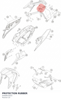 Diagram preview: PROTECTION RUBBER (93008015010)