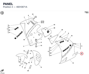 PANEL 46010671A diagram position