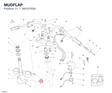 MUDFLAP 46010762A diagram position