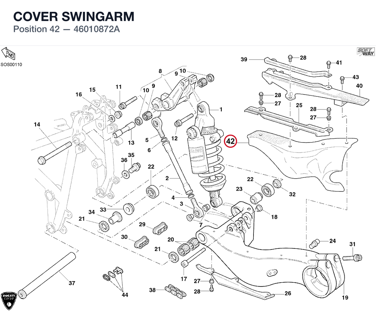 COVER SWINGARM