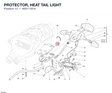 PROTECTOR, HEAT TAIL LIGHT