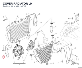 COVER RADIATOR LH