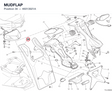 MUDFLAP 46013921A diagram position