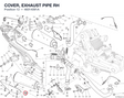 COVER, EXHAUST PIPE RH 46014091A diagram position