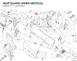 HEAT GUARD UPPER VERTICAL 46014361D diagram position