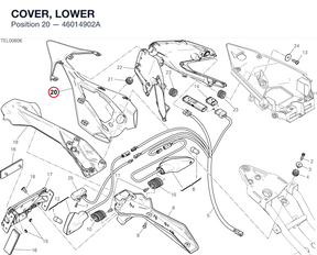 COVER, LOWER 46014902A diagram position