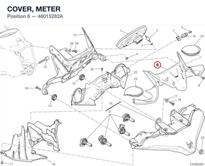 COVER, METER 46015282A diagram position