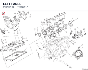 LEFT PANEL 46016361A diagram position