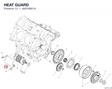 HEAT GUARD 46016901A diagram position