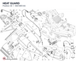 HEAT GUARD 46019951AA diagram position