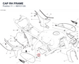 CAP RH FRAME 4601C112A diagram position