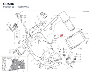 GUARD 4601C741A diagram position