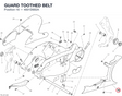 GUARD TOOTHED BELT 4601D682A diagram position