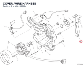 COVER, WIRE HARNESS 4601D792B diagram position