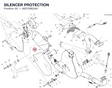 SILENCER PROTECTION 4601D962AA diagram position