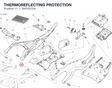 THERMOREFLECTING PROTECTION 4601E272A diagram position