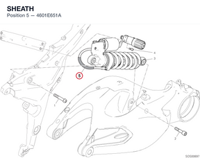 SHEATH 4601E651A diagram position