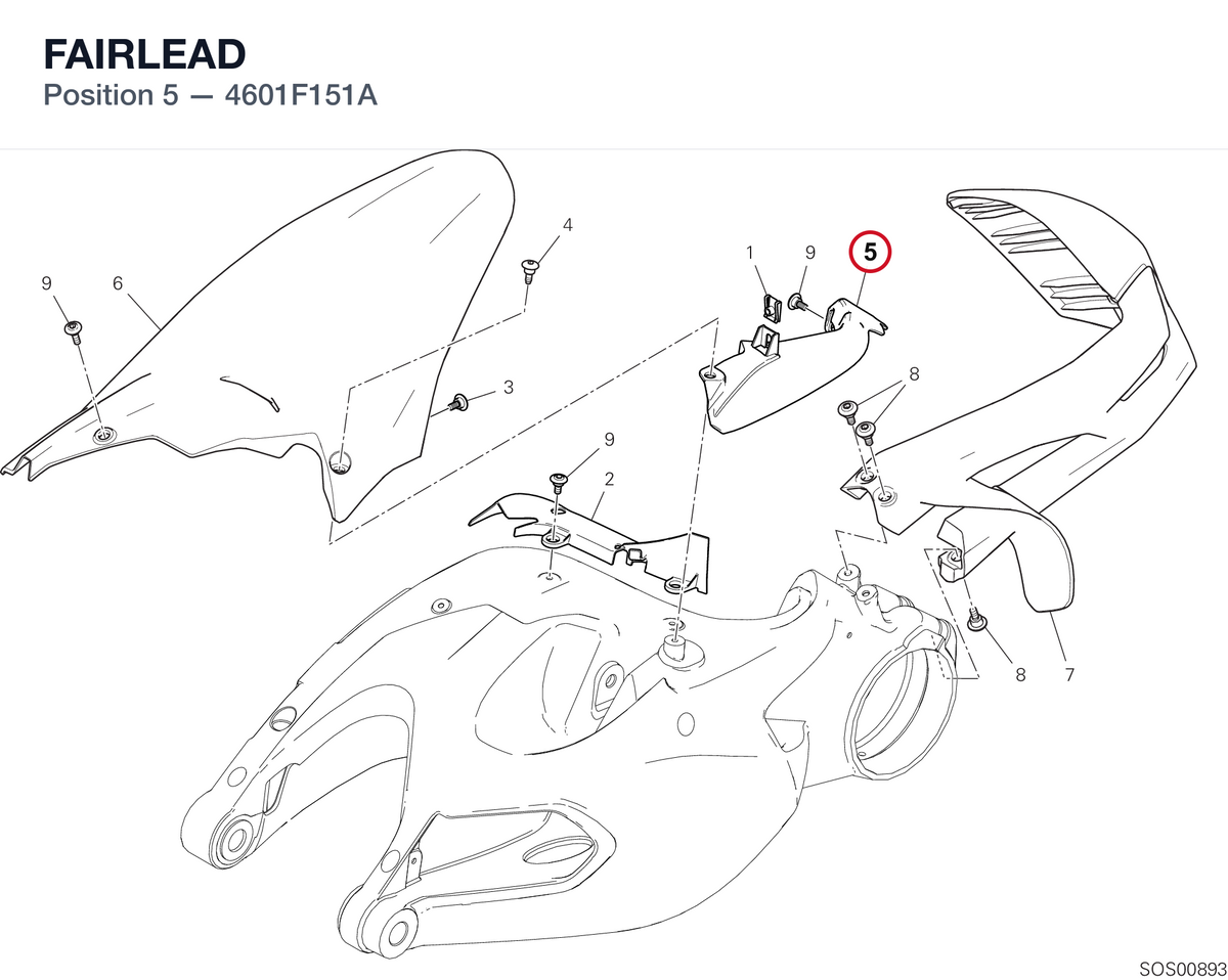 FAIRLEAD 4601F151A diagram position