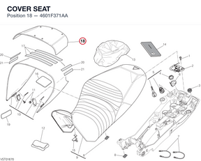 COVER SEAT 4601F371AA diagram position