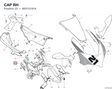 CAP RH 4601G191A diagram position