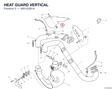 HEAT GUARD VERTICAL 4601G381A diagram position