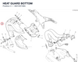 HEAT GUARD BOTTOM 4601H074BA diagram position