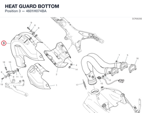 HEAT GUARD BOTTOM 4601H074BA diagram position