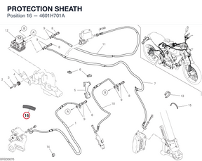 PROTECTION SHEATH 4601H701A diagram position