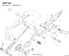CAP LH 4601I591A diagram position
