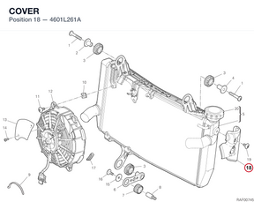 COVER 4601L261A diagram position