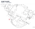 SUMP GUARD 4601L992AA diagram position