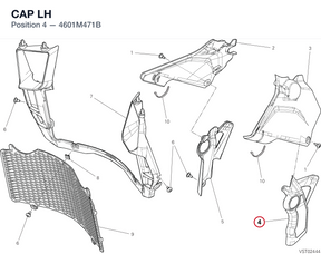 CAP LH 4601M471B diagram position