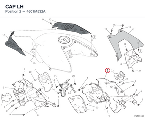 CAP LH 4601M532A diagram position