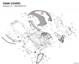 TANK COVER 4601M931CF diagram position