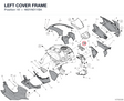 LEFT COVER FRAME 4601N011BA diagram position
