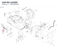 CAP RH LUCIDO 4601N231AA diagram position