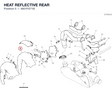 HEAT REFLECTIVE REAR 4601P271B diagram position