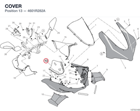 COVER 4601R282A diagram position
