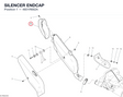 SILENCER ENDCAP 4601R662A diagram position