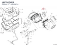 LEFT COVER 4601R871A diagram position