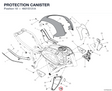 PROTECTION CANISTER 4601S131A diagram position