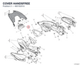 COVER HANDSFREE 4601S231A diagram position