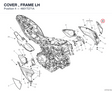 COVER , FRAME LH 4601T271A diagram position
