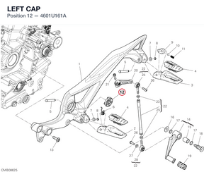 LEFT CAP 4601U161A diagram position